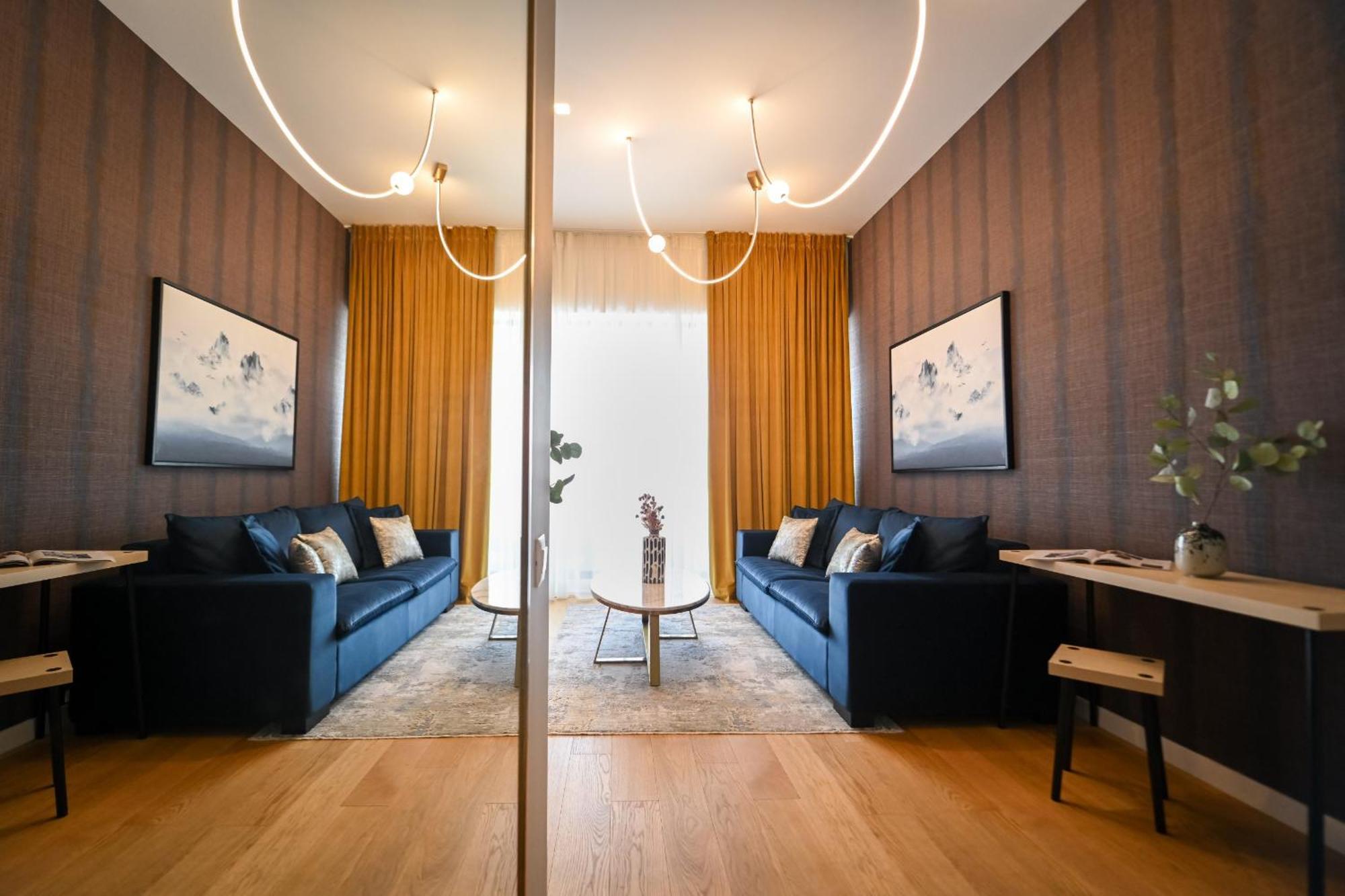 One Verdi Park Exclusive Apartments - Panoramic View & Private Parking Bukarest Værelse billede